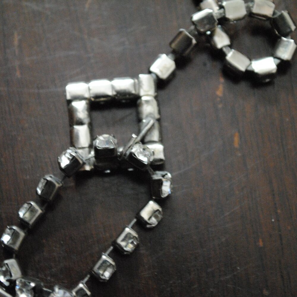 Vintage Rhinestone Belt or Lariat Necklace - Picture 7 of 8